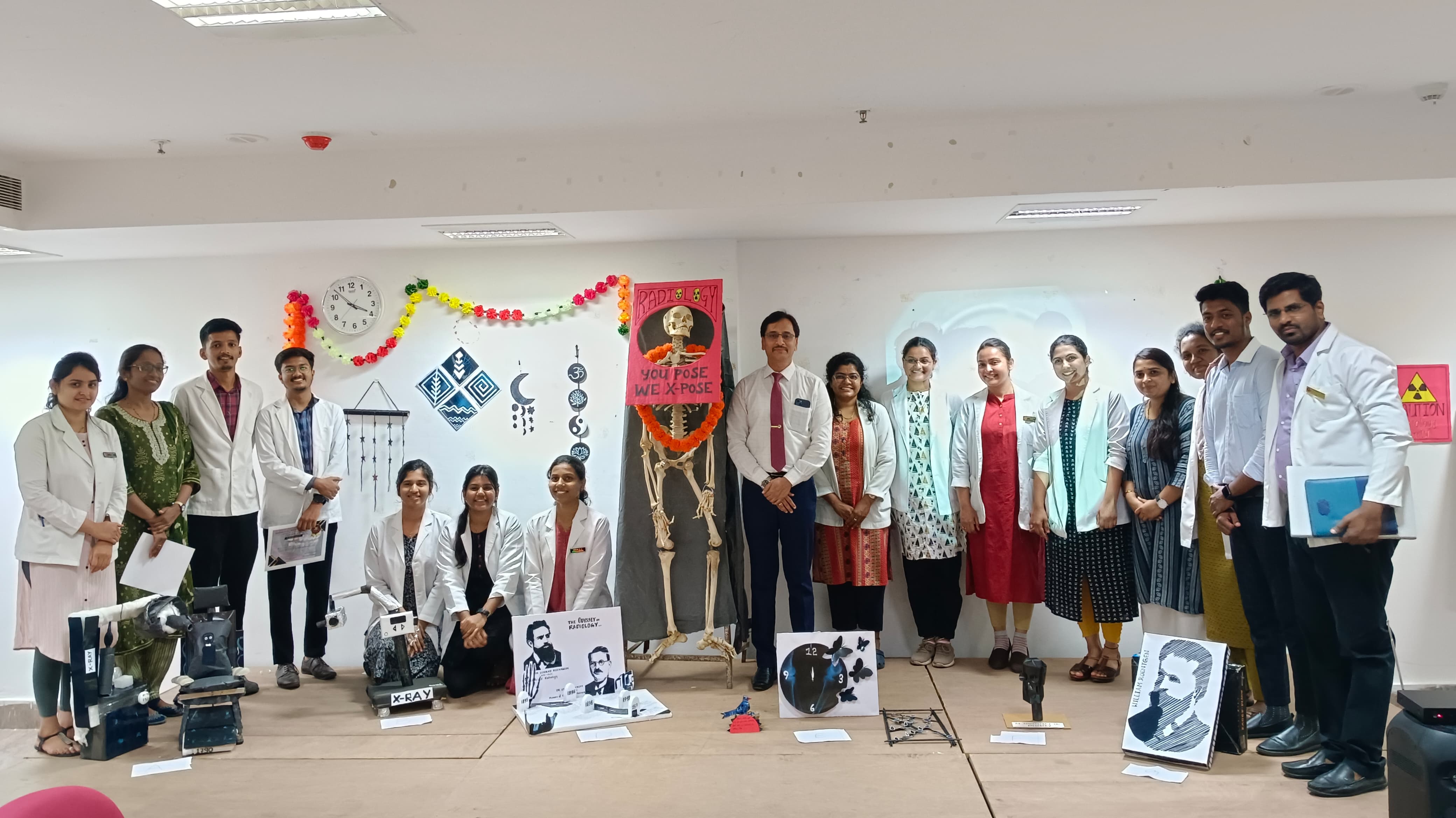 INTERNATIONAL DAY OF RADIOLOGY-2023 Was celebrated by the dept of Oral Medicine  Radiology, ESIC Dental College, Kalaburagi to commemorate the anniversary of discovery of X- rays by Sir Wilhelm Roentgen on 8th Nov, 1895. Various activities were conducted during the event viz E- poster, quiz, shadow photography and creative art competitions.